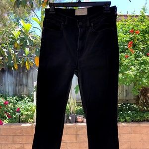 Everlane Black High-Rise Skinny Jeans